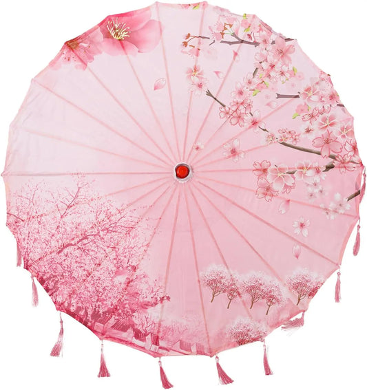 Chinese Silk Parasol
